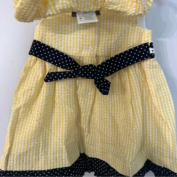 Emily Rose Infant Girl Sleeveless Yellow Bumblebee & Daisy Dress Size 18M NWT - Picture 9 of 10